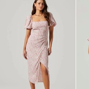 NWT ASTR Floral MIDI Dress